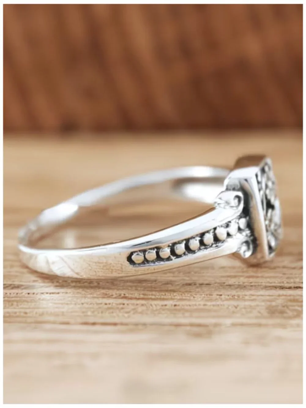 Ring Ethnic Storm Simia Flower Ring Flower Commemorative Gift Ring Anniversary